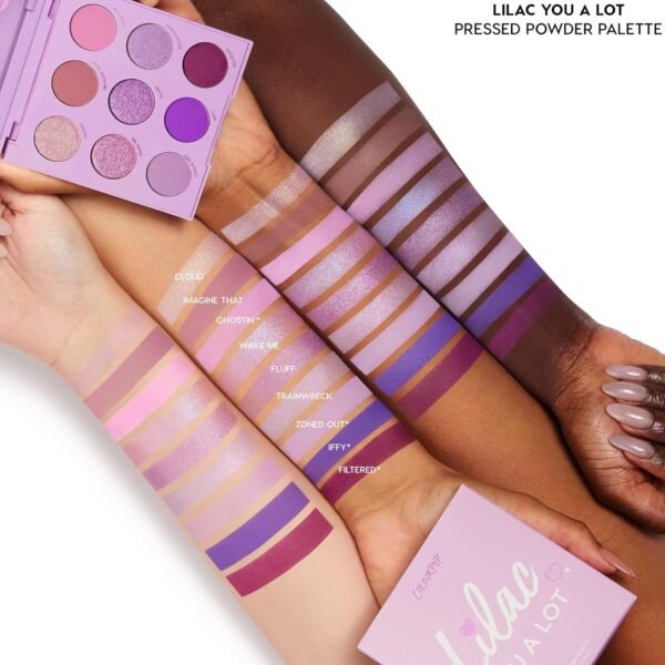 ColourPop Paleta de sombras moradas Lilac You - Image 3