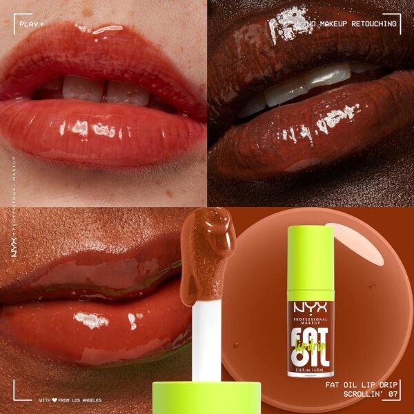 Gloss hidratantey  brillante - NYX Profesional - Image 4